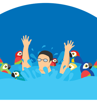 Drowning in Parrot Content